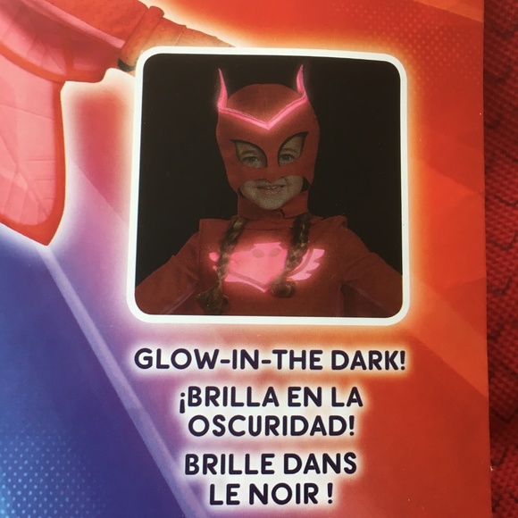 PJ Masks Glow-in-the-Dark Owlette Costume NEW 2T - Picture 3 of 8